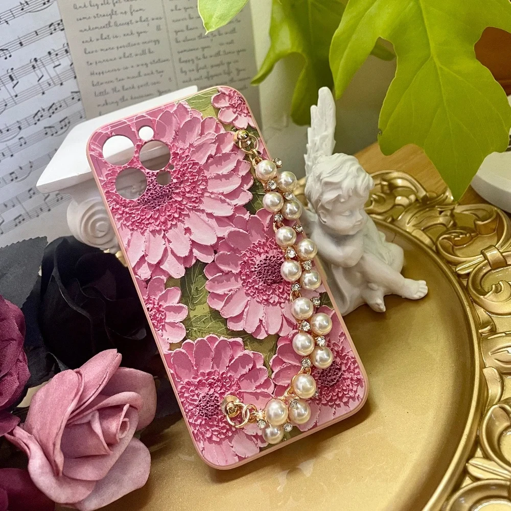 Clearance.2 items.iPhone 12/12pro/12mini/13/13PRO/13PROMAX flower case